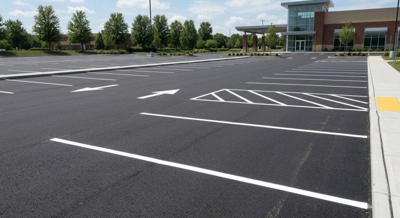 Commercial Asphalt Painting in Savannah, GA