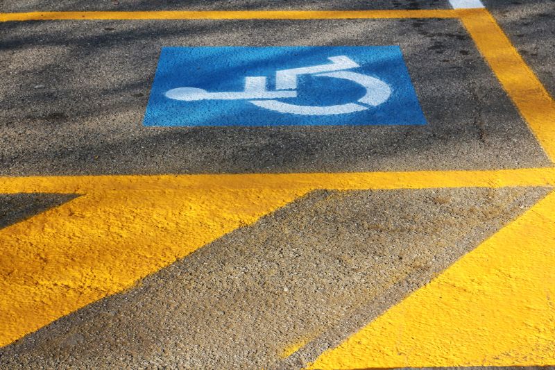 Disability Parking Marking in Katy, TX