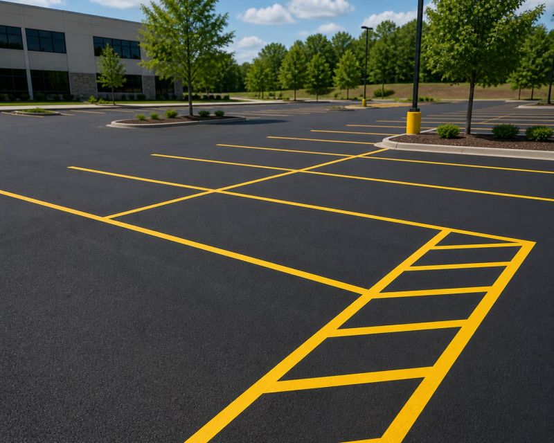 Parking Lot Painting in Gwinnett County, GA