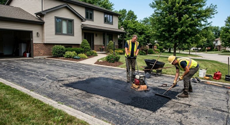 Blacktop Driveway Repair in Los Angeles, CA