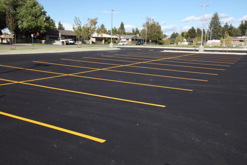 Concrete Parking Lot Striping in Palm Springs, CA