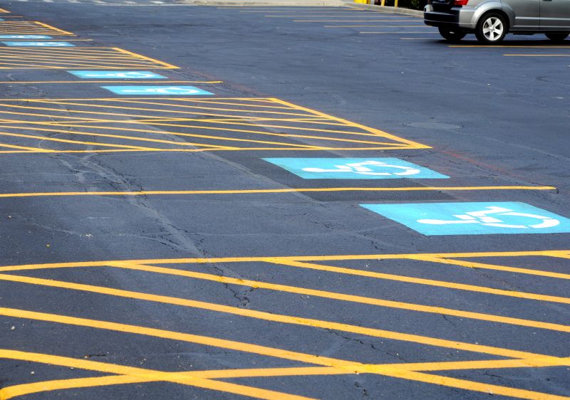 Disability Parking Marking in Roswell, GA