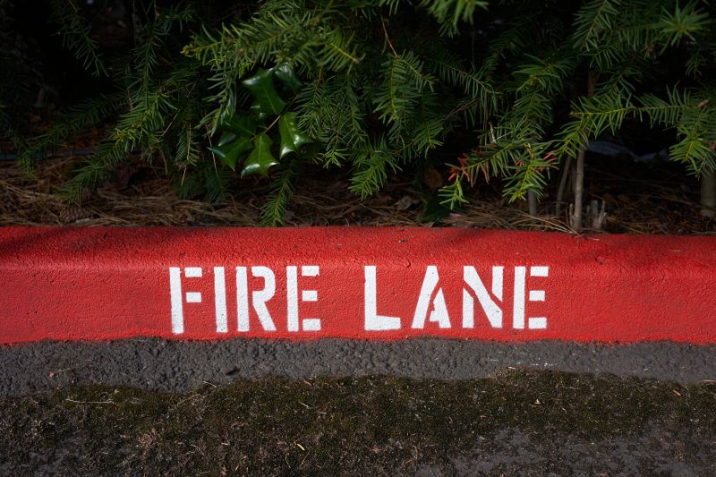 Fire Lane Marking in Katy, TX