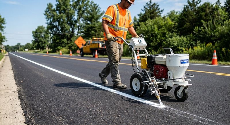 Line Striping Service in Palm Springs, CA