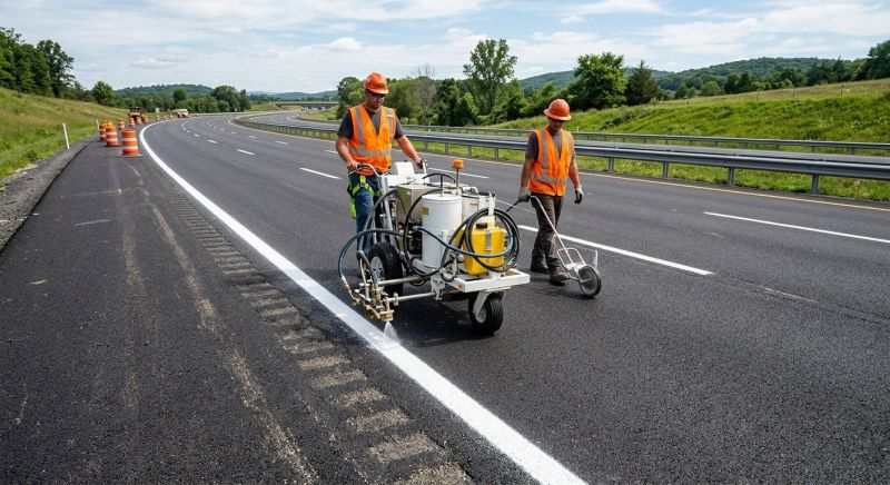 Line Striping Service in Palm Springs, CA
