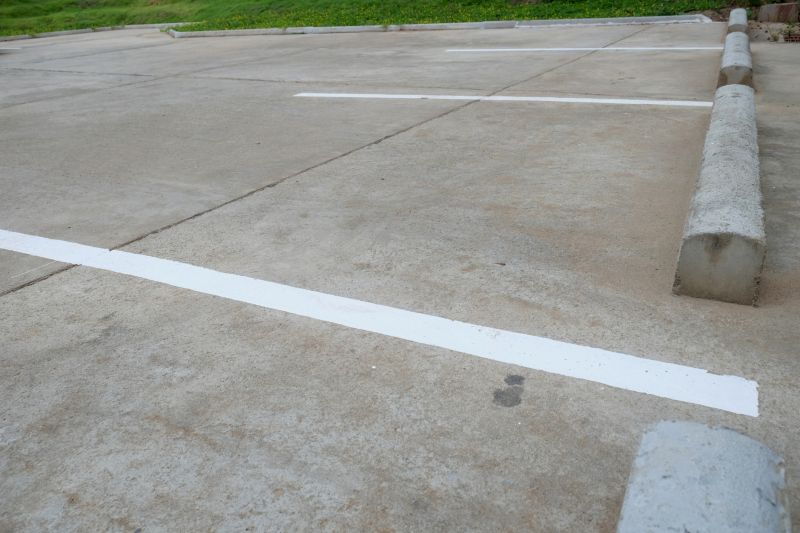 Completed Parking Lines