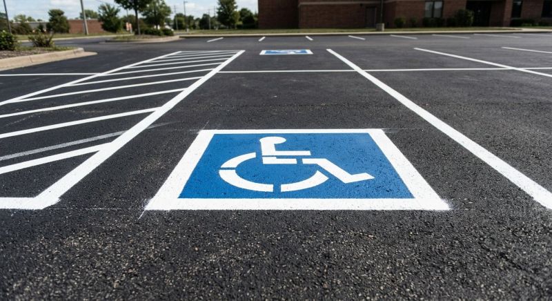 Parking Space Marking in Canton, GA