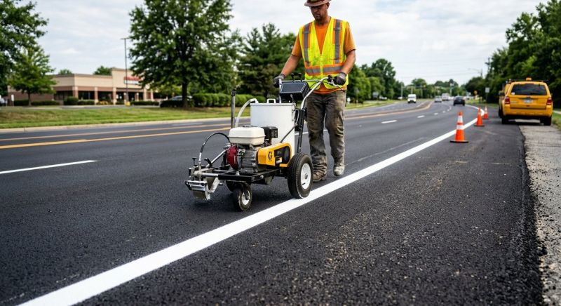 Pavement Striping Service in Suwanee, GA